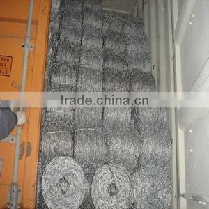 l Galvanzied Barbed Wire BWG 12#x14# 14#x16# 1.6 mm 2.1mm 2.5mm Electric / Hot Dipped Barb Wire Direct Professional Manufacture thumbnail-6
