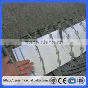 45/50/70/100cm Coil Galvanized Concertina Razor Wire(Guangzhou Factory) thumbnail-2