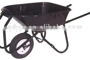 China Steel Wheelbarrow Cheap Rod Car WB6400 for Sale thumbnail-2