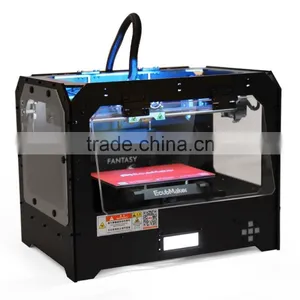 Big 3d Printer Dual Extruder 3d Metal Printer 3d Printer For Sale Black Enclosed Frame thumbnail-4