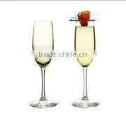 Brand-Name Olive-Tinted Glass Champagne Flutes, 8 Oz. thumbnail-1