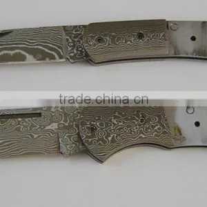 DS-1003 Pakistan Damascus Steel Tactical Folding Knife thumbnail-1