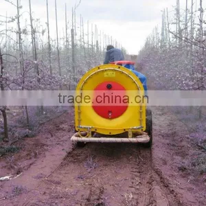 Trailer Model Tractor Use Farm Garden Fruit Tree Orchard Vineyard Boom Tank Air Blast Sprayer With High Press Diaphragm Pump thumbnail-2