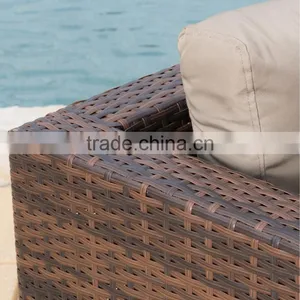 Flexible Combination Rattan Handcraft Outdoor Patio Used Sectional Sofas thumbnail-4