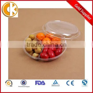 Clear Plastic 3 Compartment Box for Fruit/disposable Plastic Container/PET Plastic Box thumbnail-1