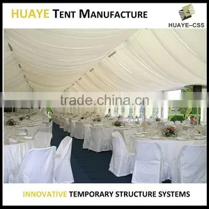Popular Elegant Used Party Tent Decoration Wedding Marquee Event Tent With Liners on Lawn thumbnail-2