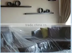PE Plastic Paint Protective Drop Cloth thumbnail-4