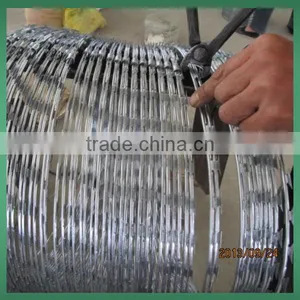 High Tensile Galvanized Sharp Razor Barbed Wire for Security Fence thumbnail-1