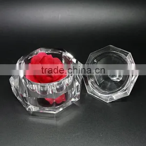 Decorative Clear Storage Box Crystal Glass Jewelry Box thumbnail-3