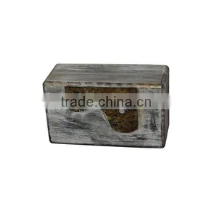 Rectangle Wood Storage Case Home Decorative Case Wood thumbnail-1