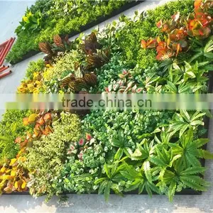Home and Outdoor Decoration Synthetic Cheap Artificial Vertical Green Grass Wall E08 04B13 thumbnail-3