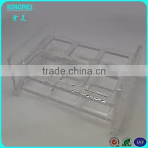 Wholesale Customized Clear Acrylic Gift Box for Wine Glasses Cup Display Stand Cheap thumbnail-1