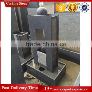 Beauty Design Black Indoor Granite Water Fountain thumbnail-1