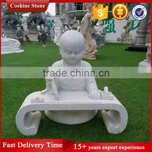 Hand Carved Mini Baby Granite Buddha Statue thumbnail-2