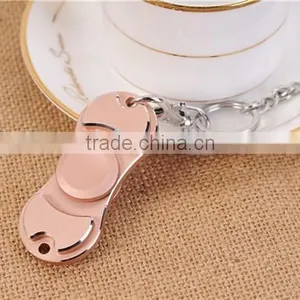 Hand Spinner Fidget Spinner Toy Copper Staniless Steel/Aluminium EDC Tool With Golder Edge thumbnail-4