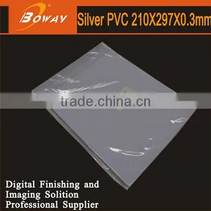 BOWAY Service Blank VIP Membership Card Silver PVC Sheet thumbnail-1