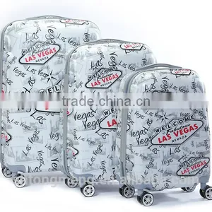 PC Printing Luggage Set Travel Trolley Suitcase Wholesale thumbnail-1