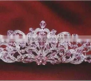 High Quality Rhinestone Fashion Crystal Bridal Tiaras Jewelry thumbnail-1