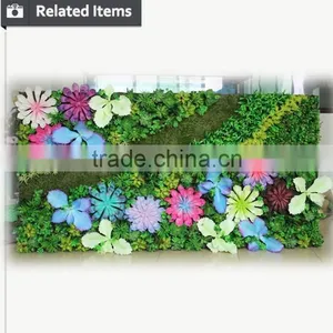 High Quality Artificial Vertical Garden Plants Wall With Sucullents thumbnail-4
