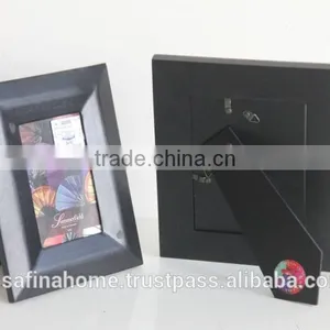 Rectangle Black Wooden Photo Frame thumbnail-1