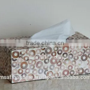 Rectangle Lacquer Decor Tissue Box thumbnail-1