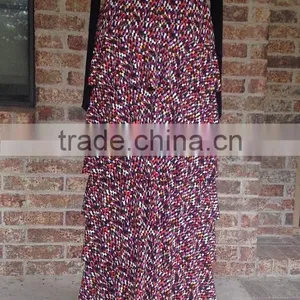 Matching Mother Daughter Clothes, 3/5/6 Layers Tiers Skirts, Mommy & Me Matching Maxi Ruffle Multi Layered Skirts thumbnail-3
