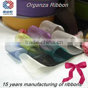 Personalized Colorful Organza Ribbon Organza Ribbon thumbnail-2