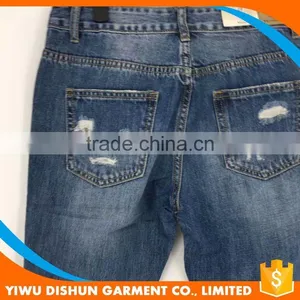 Women Cotton Brand Ripped Pants Jeans thumbnail-6