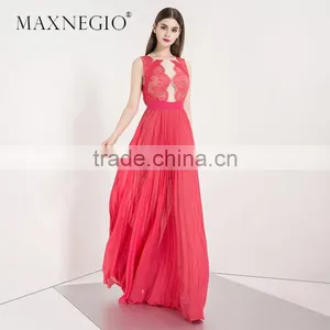 2017 Garment Factory New Arrived High Fashion Design Layered Lace Dress Woman Evening Dress thumbnail-3