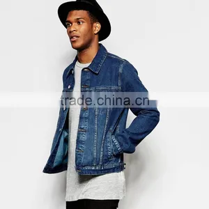 Wholesale Cheap Jacket High Quality Fashion Denim Overcoat for Men thumbnail-2