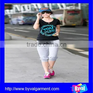 Womens Causal High Quality Summer Short Pants Printed Yoga Pants 2015 thumbnail-4