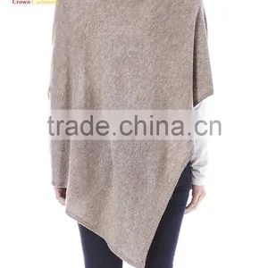 New Fashion Cashmere Wool Wrap Poncho Autumn Cashmere Poncho thumbnail-2