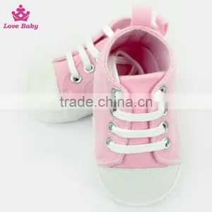 Stylish Pink Newborn Girls Crib Shoes Baby Shoes Toddlers Soft Shoes thumbnail-3
