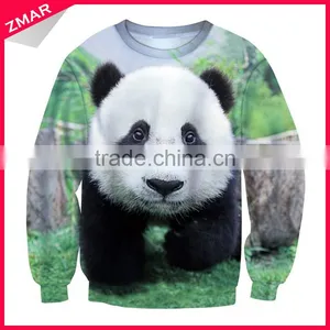 Factory Direct Wholesale Fashion 3D Sublimation Mens Crewneck Sweatshirt thumbnail-1