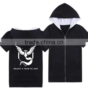 High Quality Pokemon Go Team Valor Team Mystic Team Instinct Hoodies T-shirt thumbnail-3