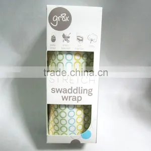 New Born Baby Hooded Blanket Baby Cotton Blanket Offset Print Baby Muslin Blanke thumbnail-1