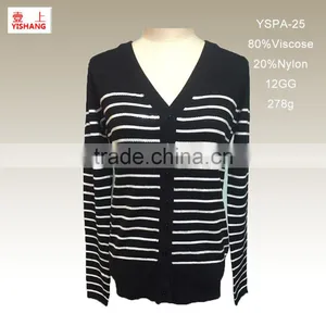Basic Lady Sweater 80%Viscose 20%Nylon Lady Top Sweater thumbnail-1