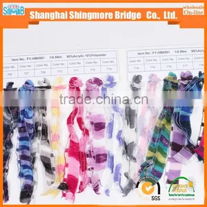 China Knitting Yarn Factory Hot Wholesale 2016 New Fashion Railway Yarn for Your Best Knitted Scarf thumbnail-6