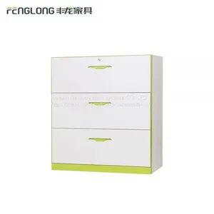 New Office Furniture 3 Drawer Steel Wide Lareral Filing Storage Cabinet thumbnail-1