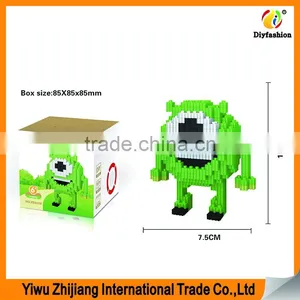 Hot Sale 3D Mode Mini Diamond Dinosaur Eva Blocks Intelligence Blocks Toys for Childrens thumbnail-1