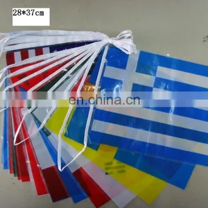 Eco-friendly Promotion Printed PE/paper Customized Pennant String Flag/Bunting Flag From Wenzhou Fly thumbnail-2