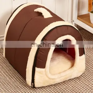 Portable Foldable Pet Dog Puppy Cat House Bed Cave Carpet Covers thumbnail-6