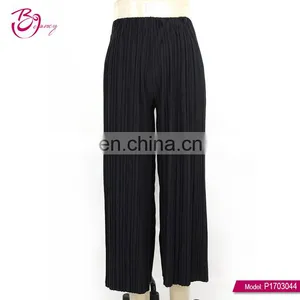 Guangzhou Polyester Fiber Plus Size Women Wholesale Ruffle Pants thumbnail-2