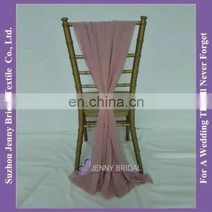 SH043N Chiffon Ruffle Chair Sash thumbnail-6