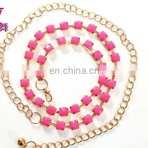 Colorful Performance Belly Dance Waist Chain Accessory P-9051# thumbnail-5