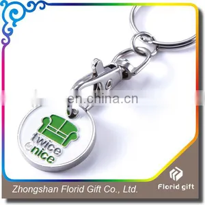 Hot Sale Shopping Cart Trolley Token Coin Holder Keychain thumbnail-4