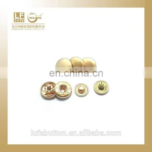 Copper Metal Spring Snap Button for Men's Jacket thumbnail-1