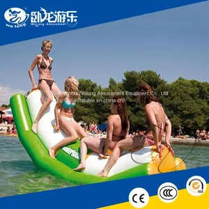 China PVC Tarpaulin Inflatable Water Games Flying Banana Boat For Sea thumbnail-1