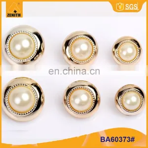 UV Plating ABS Plastic Resin Garment Button BA60373 thumbnail-2