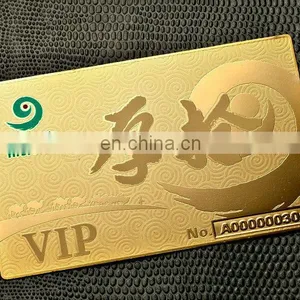 Plated High Quality Metal Magnetic Stripe Credit Card Metal Name Card thumbnail-5